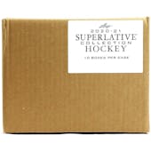 2021 Leaf Superlative Collection Hockey Hobby 10-Box Case