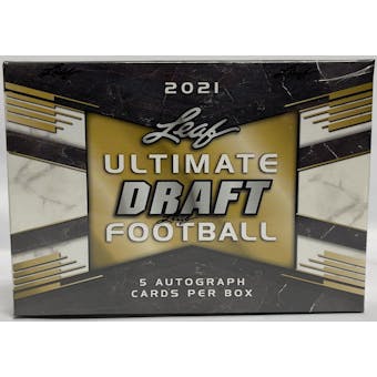 2021 Leaf Ultimate Draft Football Hobby Box