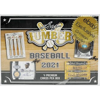 2021 Leaf Lumber Baseball Hobby Ebay Exclusive Box (Crimson Parallels!)