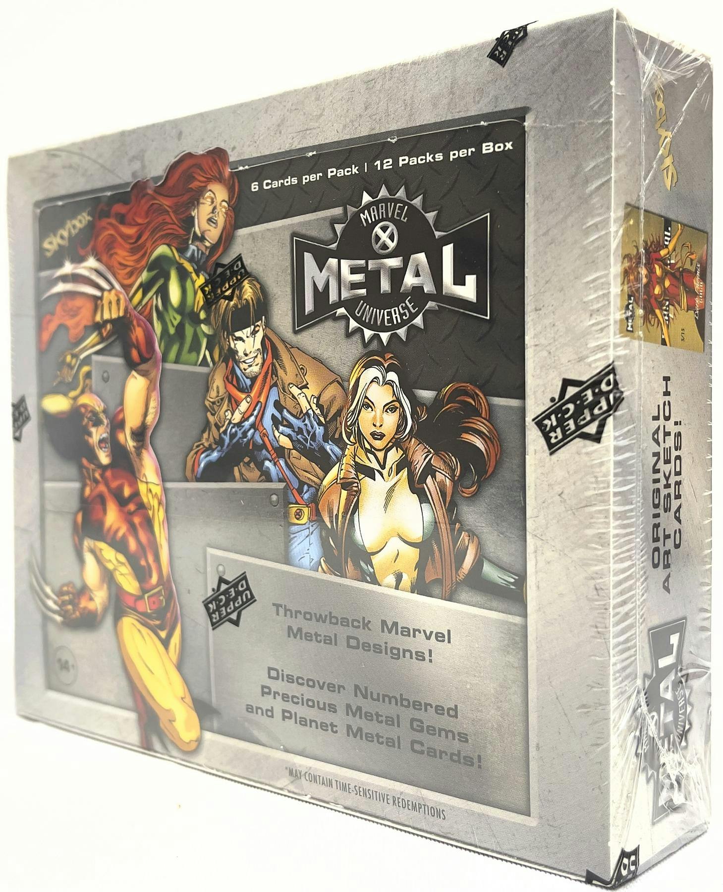 Marvel X-Men Metal Universe Trading Cards Hobby Box (Upper Deck 