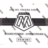 2021 Panini Mosaic Football Cello Multi 12-Pack Box (Pink Camo Parallels!)