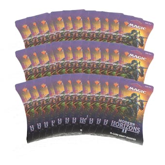 Magic The Gathering Modern Horizons 2 Sleeved Draft Booster 36 Packs = 1 Booster Box