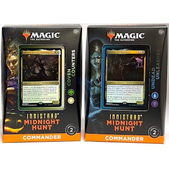 Magic The Gathering Innistrad: Midnight Hunt Commander Deck - Set of 2