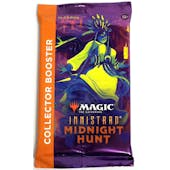 Magic The Gathering Innistrad: Midnight Hunt Collector Booster Pack