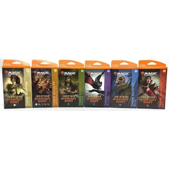 Magic The Gathering Innistrad: Midnight Hunt Theme Booster - Set of 6
