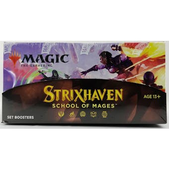 Magic The Gathering Strixhaven: School of Mages Set Booster Box (EX-MT)