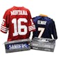 2021 Hit Parade Autographed OFFICIALLY LICENSED Football Jersey - Series 1 - 10-Box Hobby Case - Manning!!