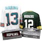 2021 Hit Parade Autographed OFFICIALLY LICENSED Football Jersey - Series 1 - Hobby Box - Manning & Rodgers!