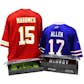 2021 Hit Parade Autographed OFFICIALLY LICENSED Football Jersey - Series 3 - 10-Box Hobby Case - Mahomes!