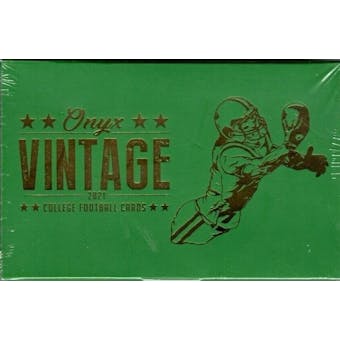 2021 Onyx Vintage College Football Hobby Box