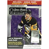 2020/21 Upper Deck O-Pee-Chee Platinum Hockey 5-Pack Blaster Box