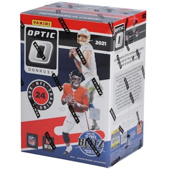 2021 Panini Donruss Optic Football 6-Pack Blaster Box (Red Hyper Parallels!) (Fanatics)