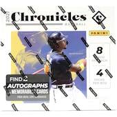 2021 Panini Chronicles Baseball Retail Preferred Box