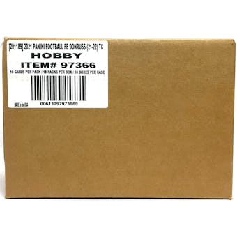 2021 Panini Donruss Football Hobby 18-Box Case