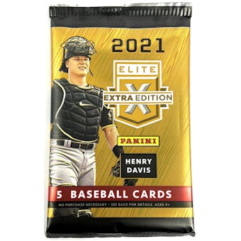 2021 Panini Elite Extra Edition Baseball Hobby Pack
