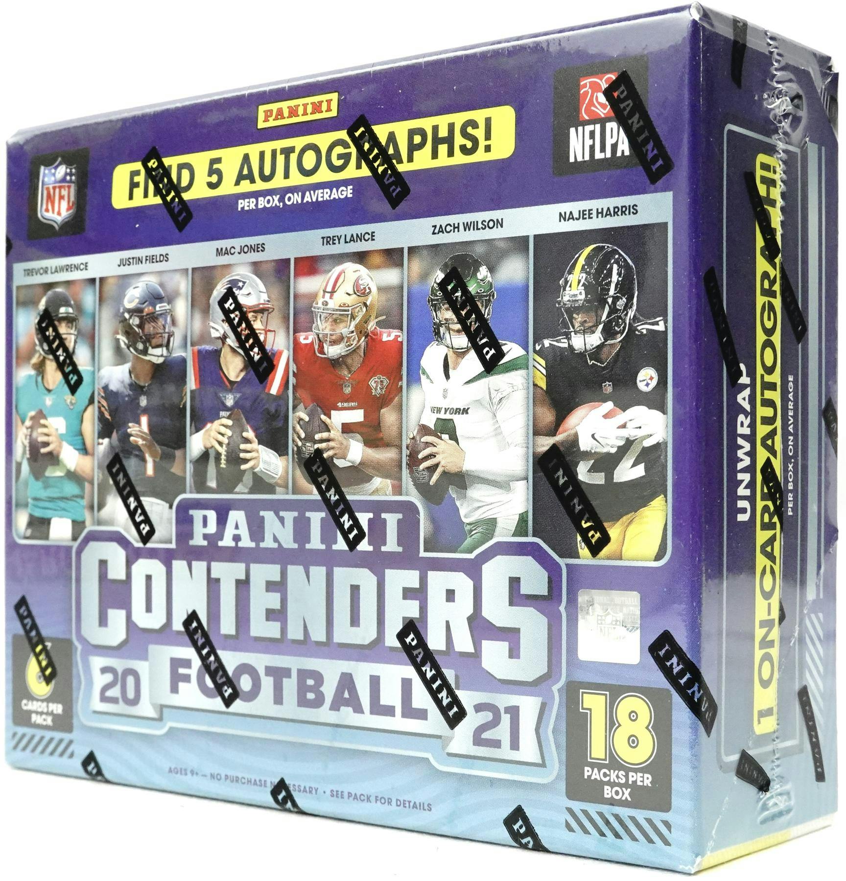 2021 Panini Contenders Football Hobby Box Da Card World 