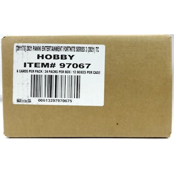 Fortnite Series 3 Trading Cards Hobby 12-Box Case (Panini 2021)