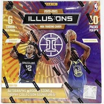 2020/21 Panini Illusions Basketball Mega Box (Sapphire and Yellow Parallels!) (Walmart)
