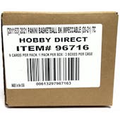 2020/21 Panini Impeccable Basketball Hobby 3-Box Case