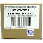 2021 Panini Impeccable Football 1st Off The Line FOTL Hobby 3-Box Case