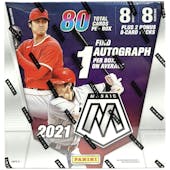 2021 Panini Mosaic Baseball 80-Card Mega Box (Reactive Blue Parallels!)