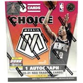 2020/21 Panini Mosaic Basketball Choice Box