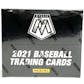 2021 Panini Mosaic Baseball Quick Pitch 20-Box Case
