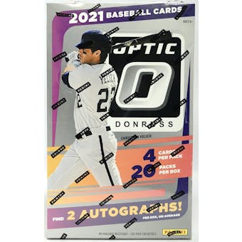 2021 Panini Donruss Optic Baseball Hobby Box