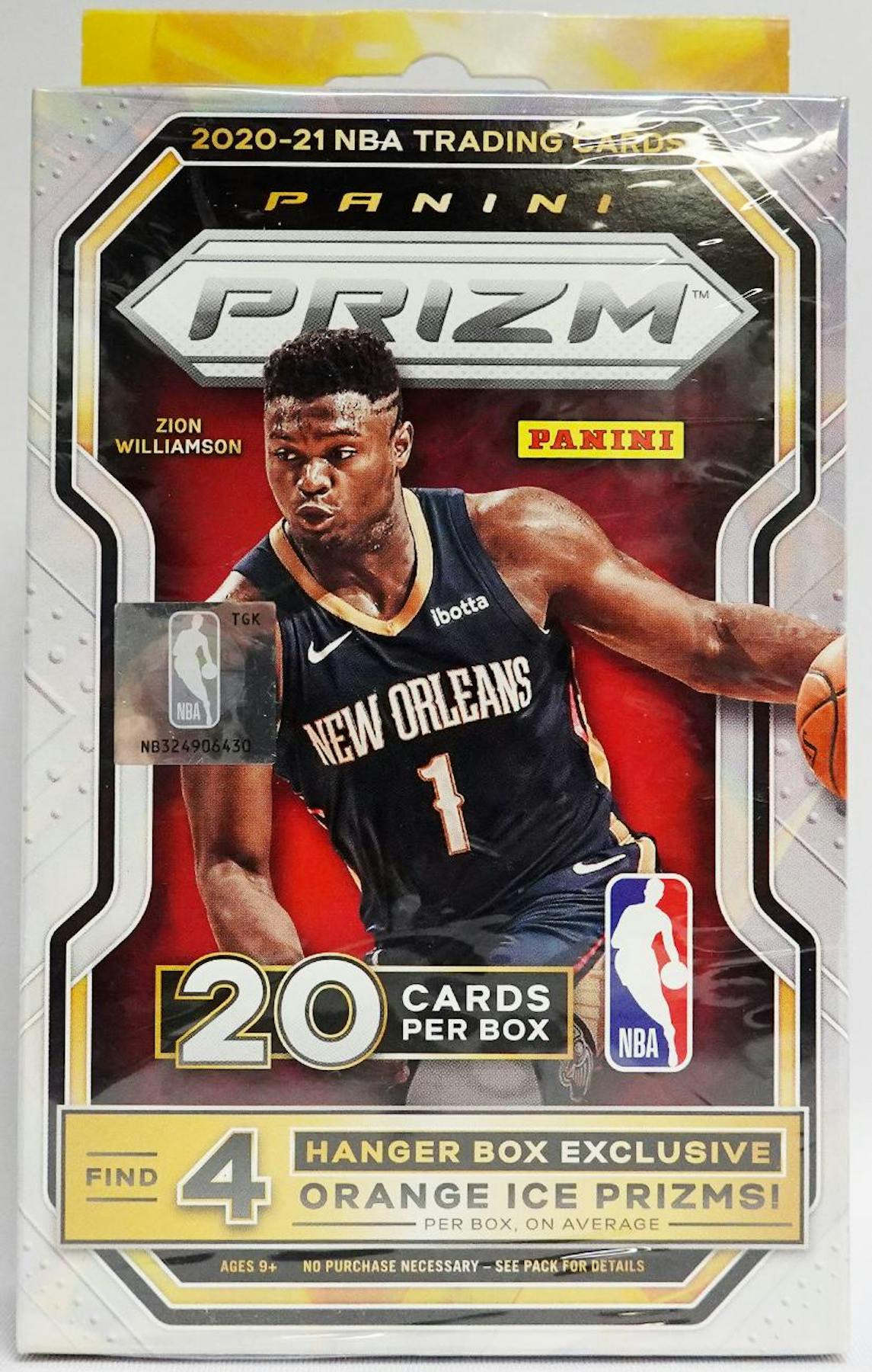 2020/21 Panini Prizm Basketball Hanger Box (20 Cards) (Orange