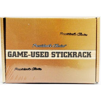 2020/21 President's Choice Game Used Stickrack Hockey Hobby Box