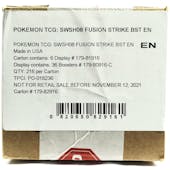 Pokemon Sword & Shield: Fusion Strike Booster 6-Box Case