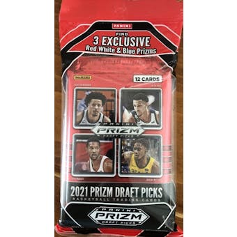 2021/22 Panini Prizm Draft Picks Basketball Cello Mulit Pack (Red, White, and Blue Prizms!)