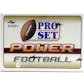 2021 Leaf Pro Set Power Football Hobby 12-Box Case