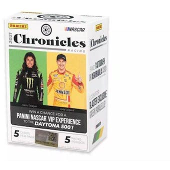 2021 Panini Chronicles Racing 5-Pack Blaster Box