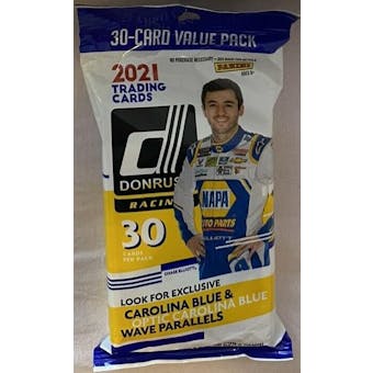 2021 Panini Donruss Racing Jumbo Value Pack (Lot of 12 = 1 Box)