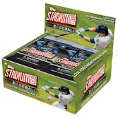 2021 Topps Stadium Club Baseball 24-Pack Retail Box