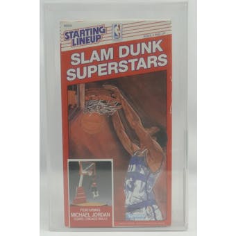 1989 Starting Lineup Slam Dunk Superstars Michael Jordan AFA 80 NM (Reed Buy)