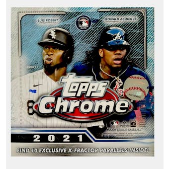 2021 Topps Chrome Baseball Mega 40-Box Case