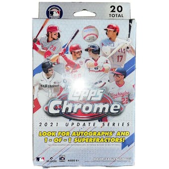 2021 Topps Chrome Update Baseball Hanger Box