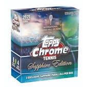 2021 Topps Chrome Sapphire Tennis Hobby Box