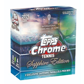 2021 Topps Chrome Sapphire Tennis Hobby Box