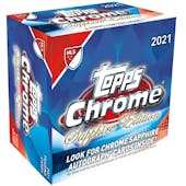 2021 Topps Chrome MLS Major League Soccer Sapphire Edition Hobby Box