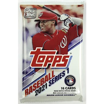2021 Topps Series 1 Baseball Retail Pack (Lot of 24 = 1 Box!)