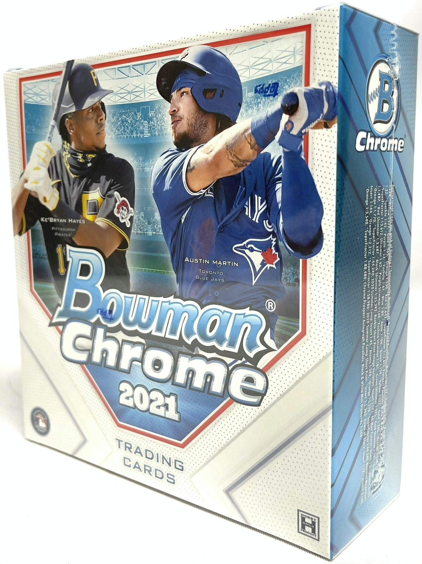 2021 Bowman Chrome Baseball Lite Hobby Box (Black & White MiniDiamond Parallels!) DA Card World
