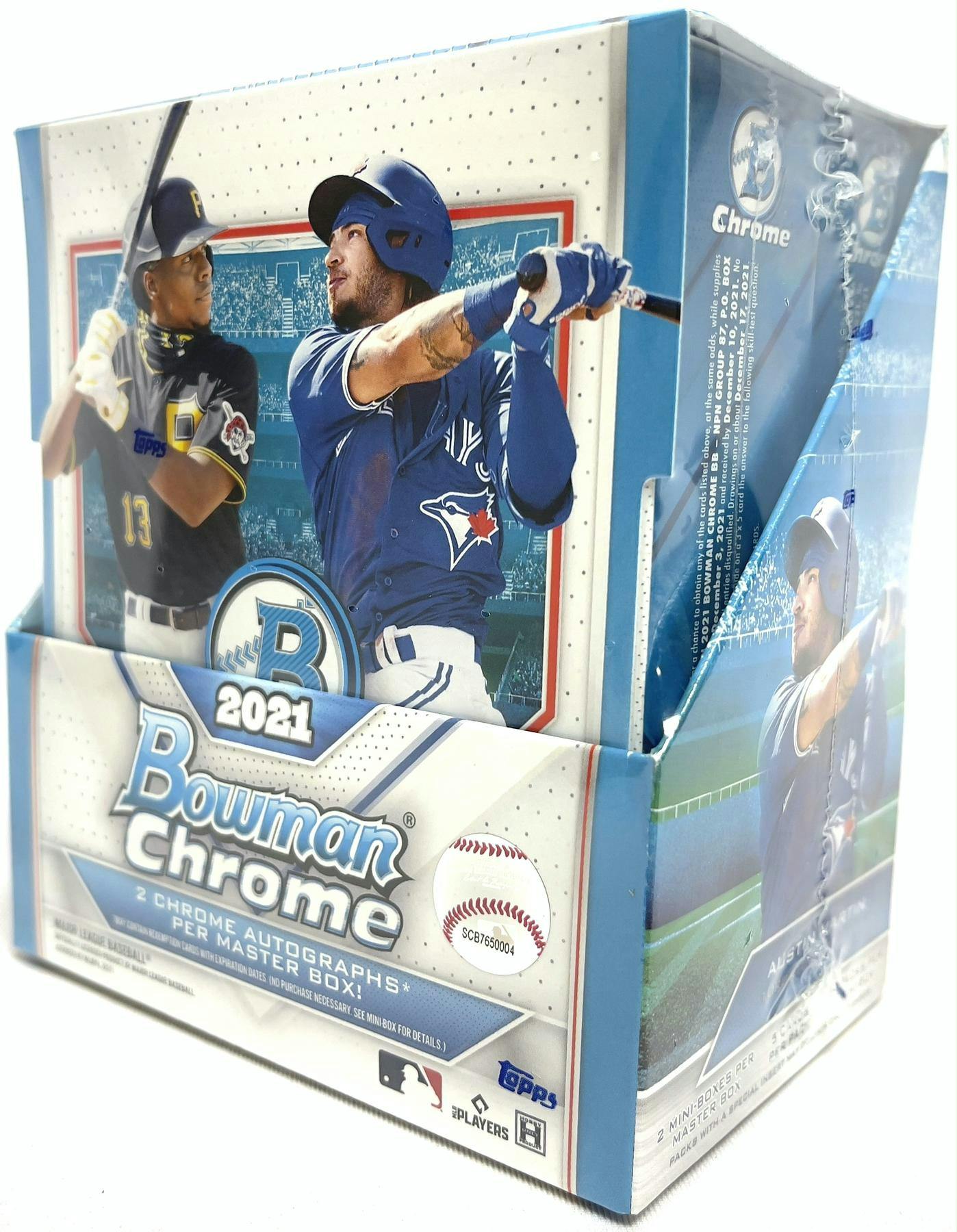 2021 Bowman Chrome Baseball Hobby 12Box Case DA Card World