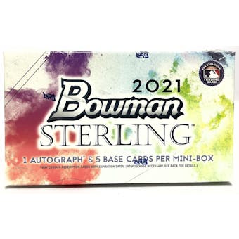 2021 Bowman Sterling Baseball Hobby Pack (Mini Box)