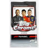 2020 Topps Chrome F1 Formula 1 Racing Hobby Pack