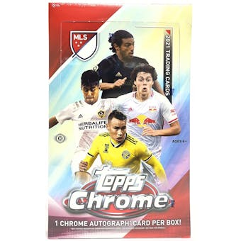 2021 Topps MLS Major League Soccer Chrome Hobby Box