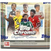2020/21 Topps Chrome Bundesliga Sapphire Edition Soccer Hobby Box