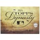 2021 Topps Dynasty Baseball Hobby 5-Box Case